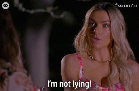 No Lie Not Lying GIF by The Bachelor Australia