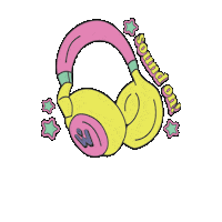 wanderskyeagl sound headphones headset wanderskye Sticker