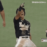 Excited College Baseball GIF by FloSports