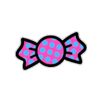 Pink Halloween Sticker