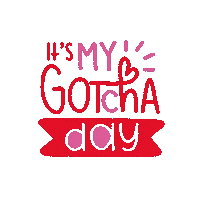 Gotcha Adopt Sticker