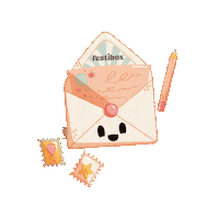 Letter Sticker by Festibox