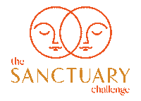 thesanctuarychallenge wellness challenge self care sanctuary Sticker