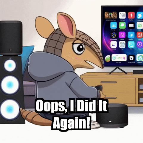 I Did It Again Oops GIF by Chillo Dillo