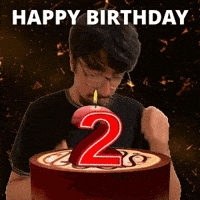 2Nd Birthday Turning 2 GIF