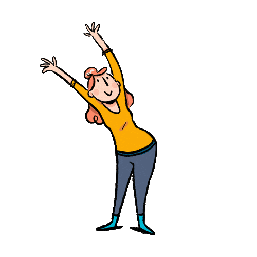 Happy Dance Sticker by Audreynalley