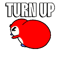 Turn Up Dancing Sticker by Retsba