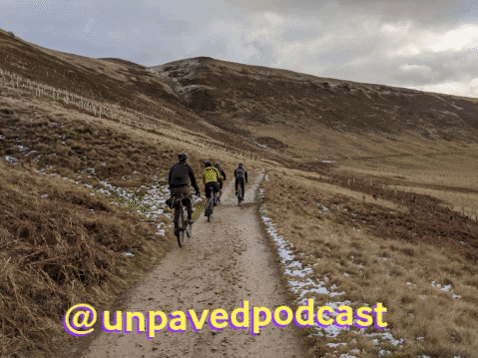 unpavedpodcast giphygifmaker podcast gravel unpaved GIF