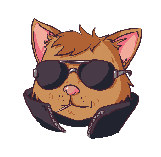 silvereeps giphyupload cat cool kitty Sticker