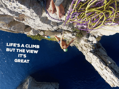 direzioneverticale giphygifmaker life view climbing GIF