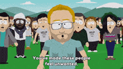 hippies answers GIF by South Park 