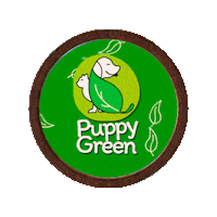 PuppyGreen logo 3d promo puppygreen Sticker