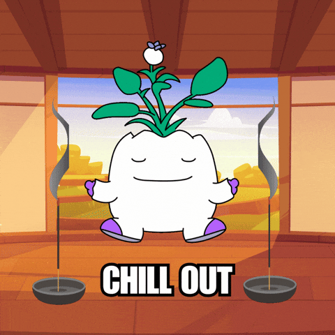 Stay Calm Mental Health GIF by Magic Eden