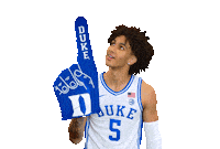 College Basketball Kiss Sticker by Duke Men's Basketball