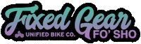 unifiedbike bike ubc fixed gear fosho Sticker
