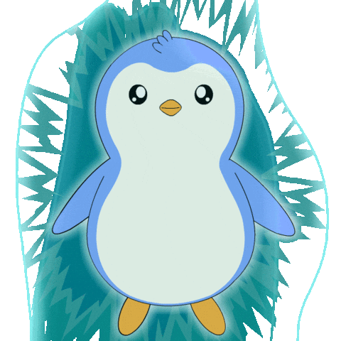 Penguin Glowing Sticker by Pudgy Penguins