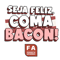 Pig Bacon Sticker by FA Defumados