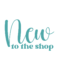 New Shop Calligraphy Sticker