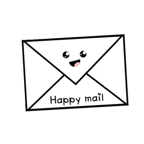 mail envelope Sticker by Live Life Happy