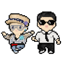 Gangnam Style Summer Sticker