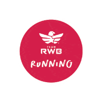 Run Running Sticker by Team RWB