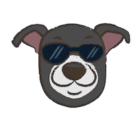 Cartoon Dog Sticker
