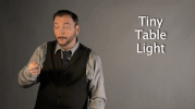 sign language tiny light table GIF by Sign with Robert