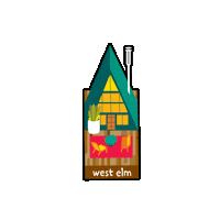 Cabin Fever House Sticker by west elm
