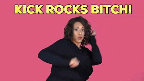Kicking Kick Ass GIF by Holly Logan