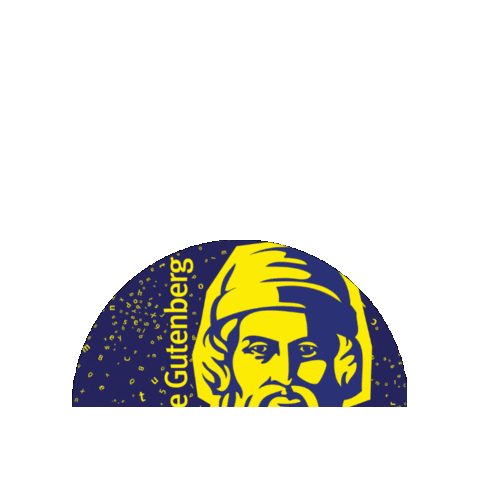 Gutenberg Johannesgutenberg Sticker by KUEHN KUNZ ROSEN