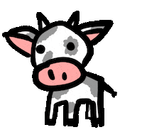 Cow Yes Sticker