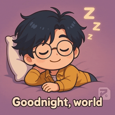 Good Night Sleeping GIF by Persona