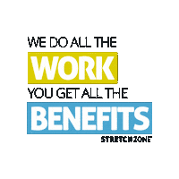 Benefits Sticker by Stretch Zone