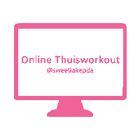 Bootyworkout Onlineworkout Sticker by Sweetlake PDA