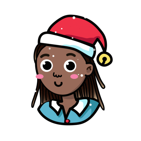 ABAEnglish christmas english teachers snowball Sticker
