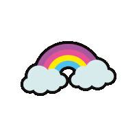 Rainbow Day Sticker by Onix Pink Shop