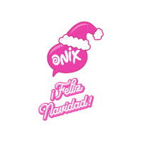 Feliz Navidad Sticker by Onix Pink Shop