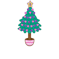 Christmas Tree Arbol De Navidad Sticker by Onix Pink Shop
