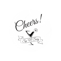 sipnswig celebrate cheers cocktail bar gin bar Sticker
