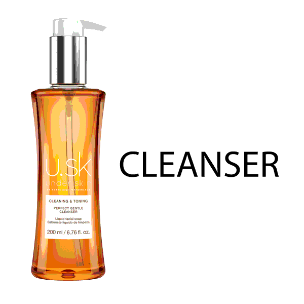 underskin skin care limpeza cleanser usk Sticker