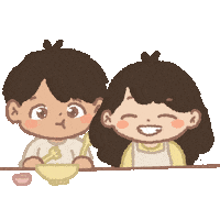 Happy Kiss Me Sticker by Cosytales