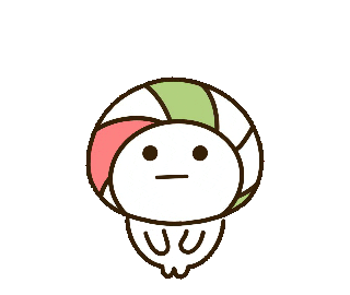 Volleyball Sushi Sticker