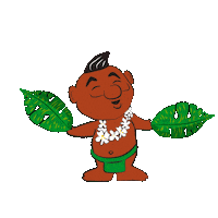 Hawaii Tiki Sticker by Swizzologist
