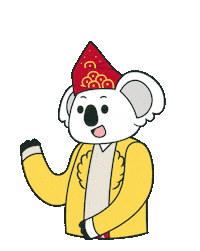 Mascot Halo Sticker by Bobobox Indonesia