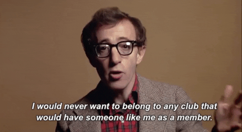 nowness giphygifmaker woody allen annie hall GIF