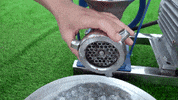 ExperimenMeatGrinder colorful meat underground experiment GIF