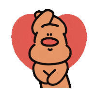 In Love Dog Sticker