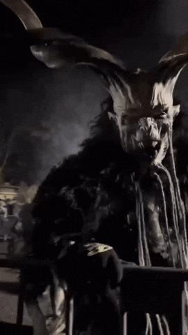 sequinworld giphyupload krampus krampusnacht GIF