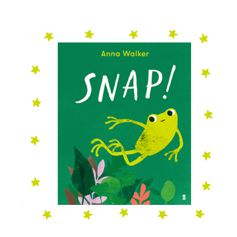 Frog Snap Sticker by Scribble Kids Books
