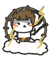 Thor Thundering Sticker by yomoyeah